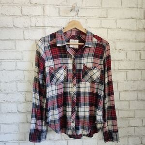 ABERCROMBIE & FITCH Plaid Fannel Shirt, M